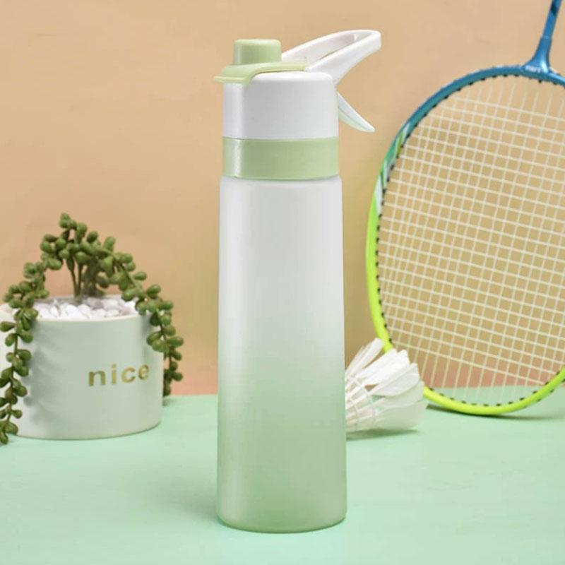 

NEW 700ML Sport Spray Mist Water Bottle Cool Down Drinking Kettle Water Cup зелёный