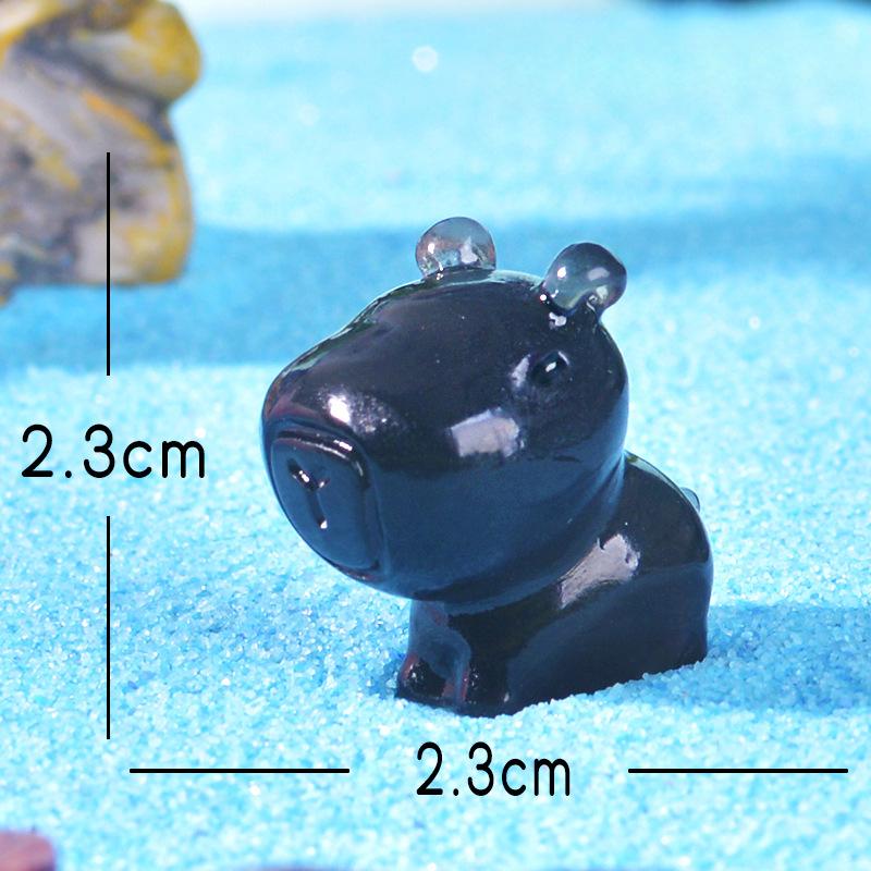 Niedliche und Hässliche Kapibara Handgefertigte Dekorative Artikel Harzhandwerk Mini Ornamente