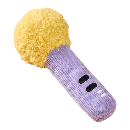 

Пищащая игрушка для кошек Плюшевый микрофон Игрушка для прорезывания зубов у кошек с шуршащим звуком Интерактивная игрушка-грызун для котят с прорезывающимися зубами Забавный гаджет для самостоятельных развлечений