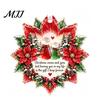 Acrylic Festive Decorations Heartfelt Holiday Keepsake Ornament, Hanging Decoration for Loved Atmosphere Accents Ones, Christmas Tree Pendant