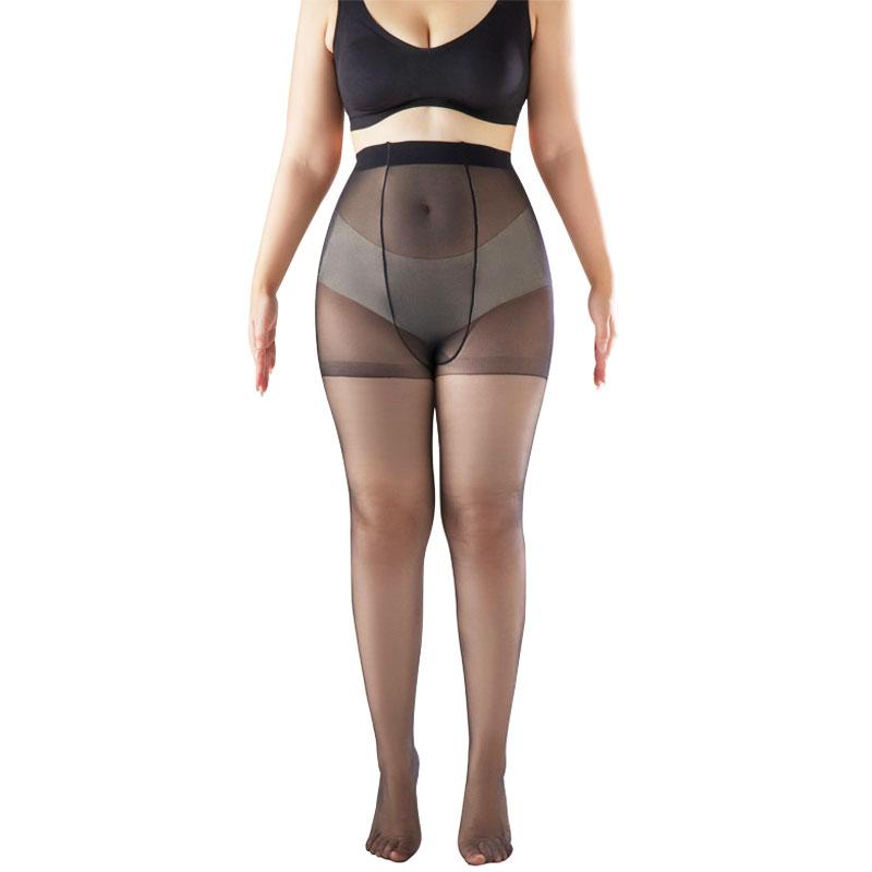 Store størrelser Sommer Tynn Strømpebukse Damestrømper