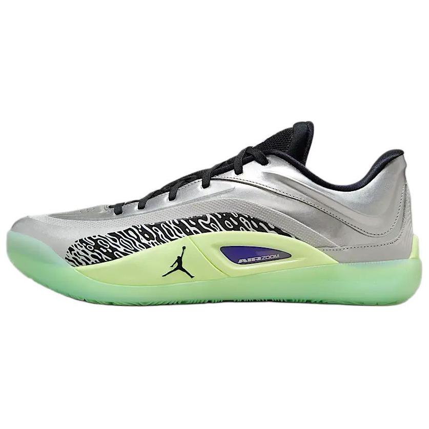 Air Jordan Zion 4 PF Damascus Men Sneakers Silver Grey-Fog Black FD0591-005