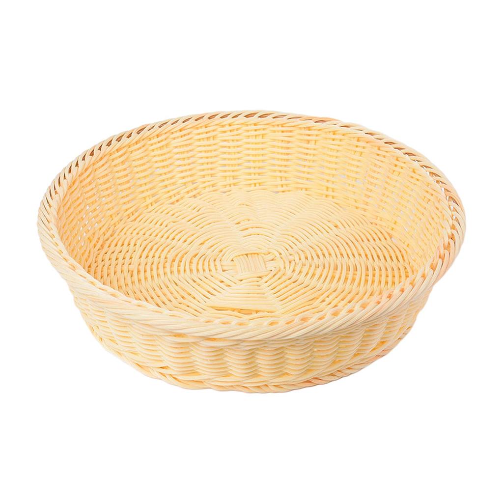 Hand Woven Harvest Basket Lightweight Basket Imitation Rattan Fruit Baskets for Home Multi Functional Decorations