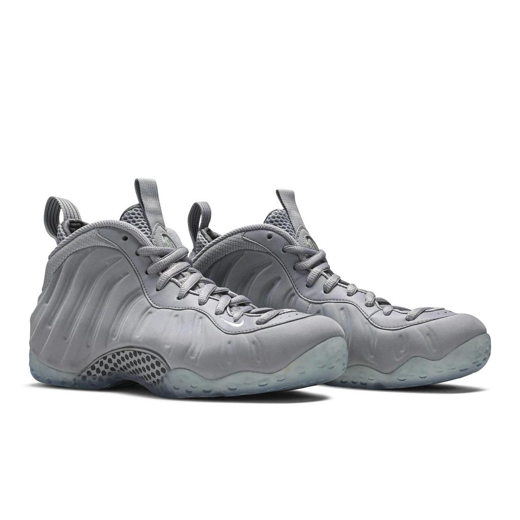 Nike Air Foamposite One PRM 'Wolf Grey' (Unisex) Wolf Grey / White-Wolf Grey-Black Basketball Shoes 575420 007