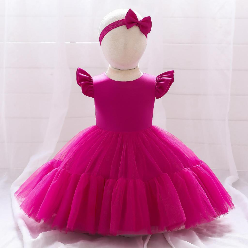amazon infant christmas dress Baby Christmas Gift, Baby Christmas Dress, Red Tutu Dress, Short Length Gown for Baby Birthday Party + Express Delivery