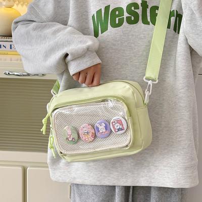 Girl Transparent Bar Small Food Quantity Shoulder Messenger Bag Women's Versatile Casual Mobile Phone Small Bag