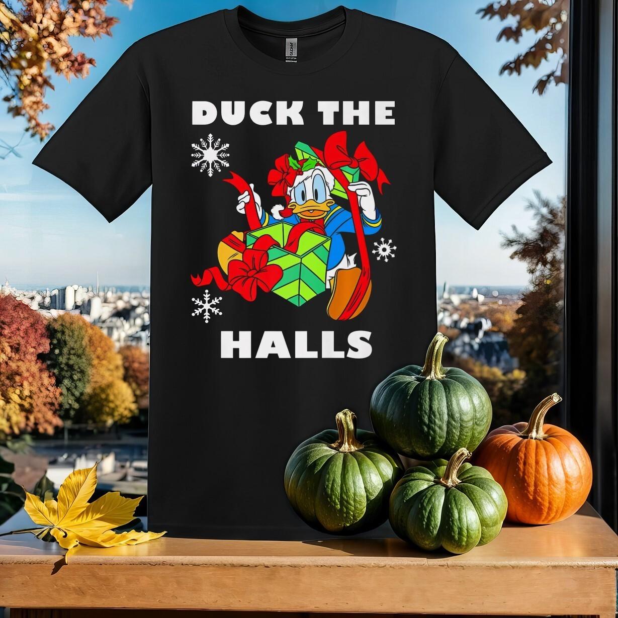 Disney Donald Duck The Halls T-shirt T shirt Men Women Unisex Tshirt SY139 XL