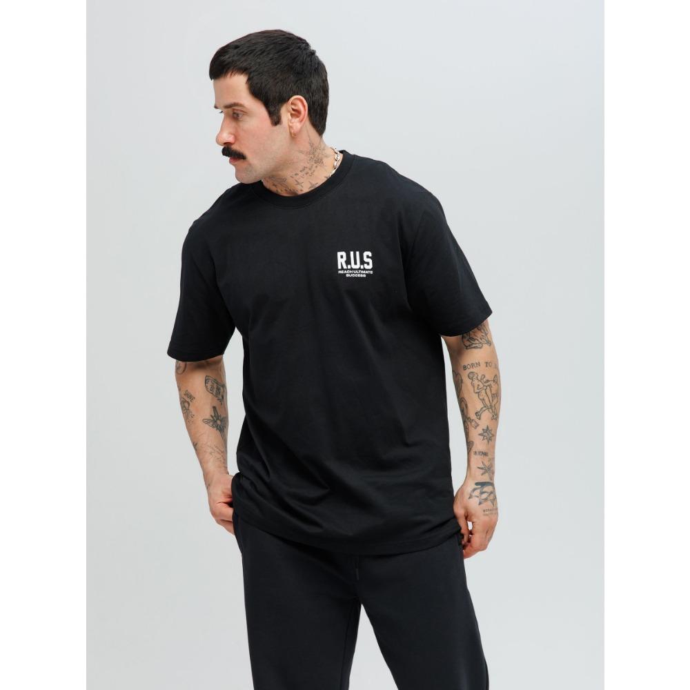 Men's Fashionable T Shirt Short Sleeved Top with Cool Double Headed Eagle Print, a Must Have for Fashionable Men, Suitable for Daily Casual Wear