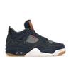Air 4 Retro Denim Men Sneakers Blue Sail Game-Red AO2571-401