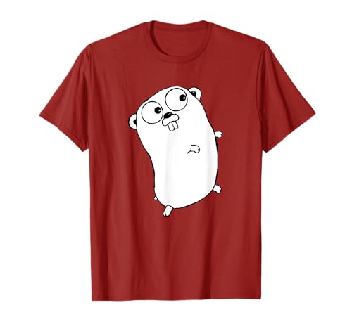 Go Golang Programming Language Logo Mascot Gopher T-Shirt