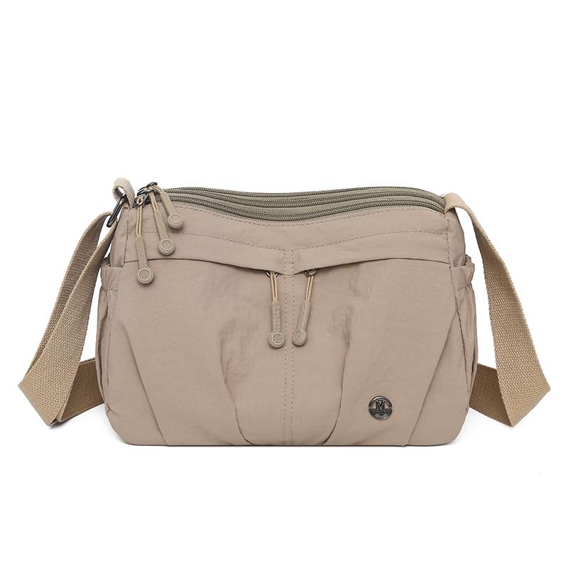Shoulder Bag Large Capacity Lightweight Waterproof Crossbody Bag хаки