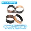 För Honda CBR1000RR 2004-2007 XL1000V Varadero CB1300 X4 Motorcykel Gaffelbussning Yttre Styrskenor Upp Ner Framdämpare