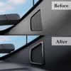2X A-Pillar Speaker Frame Trim Decoration Bezel for Ford F150 2015+ Carbon Fiber