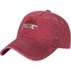 Lion YeUnisex Flag Washed Baseball Cap Denim Casual Adjustable Outdoor Golf Hats