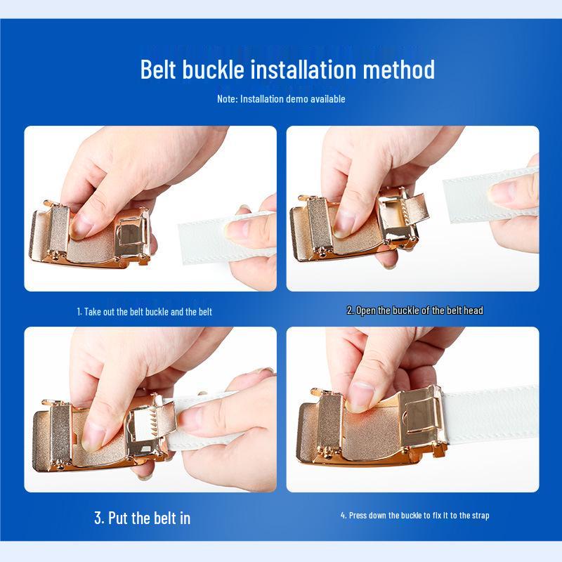 Black Security Duty Patrol Waistband with Automatic Buckle