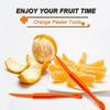 Orange Peeler Set, Plastic Peeler, Orange Slicer, Peeler, Multifunctional Fruit Peeler, Easy Peeler, Peeling Grapefruit, Pomegranate, Orange