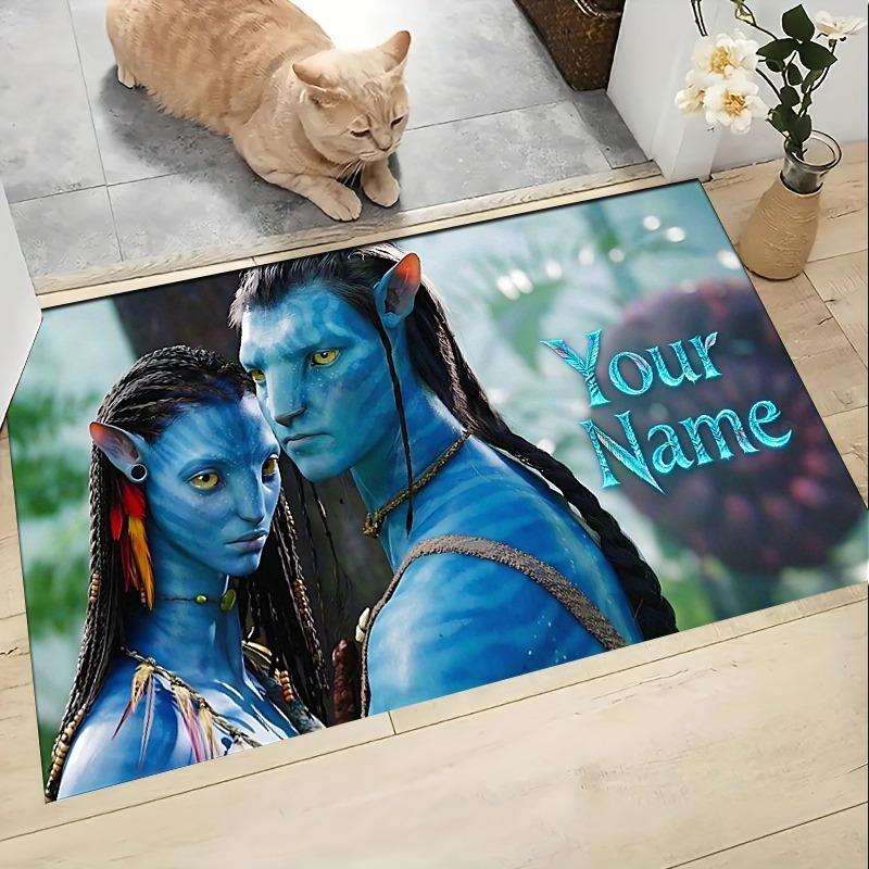 Custom Na'Vi Pandora Essence Carpet Rug Soft Washable Anti Slip Home Living Room Sofa Mats Personalized Christmas Rug