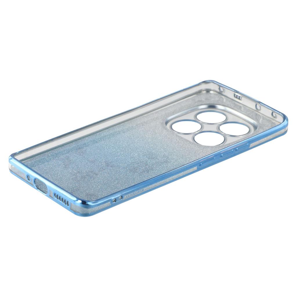 KADEM For Xiaomi Redmi Note 14 Pro 5G/Poco X7 5G Case Flower Pattern TPU Gradient Phone Cover with Lanyards