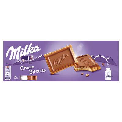 Milka Choco Biscuit, Biscuits with Milk Chocolate from Alpine Milk - 150 G