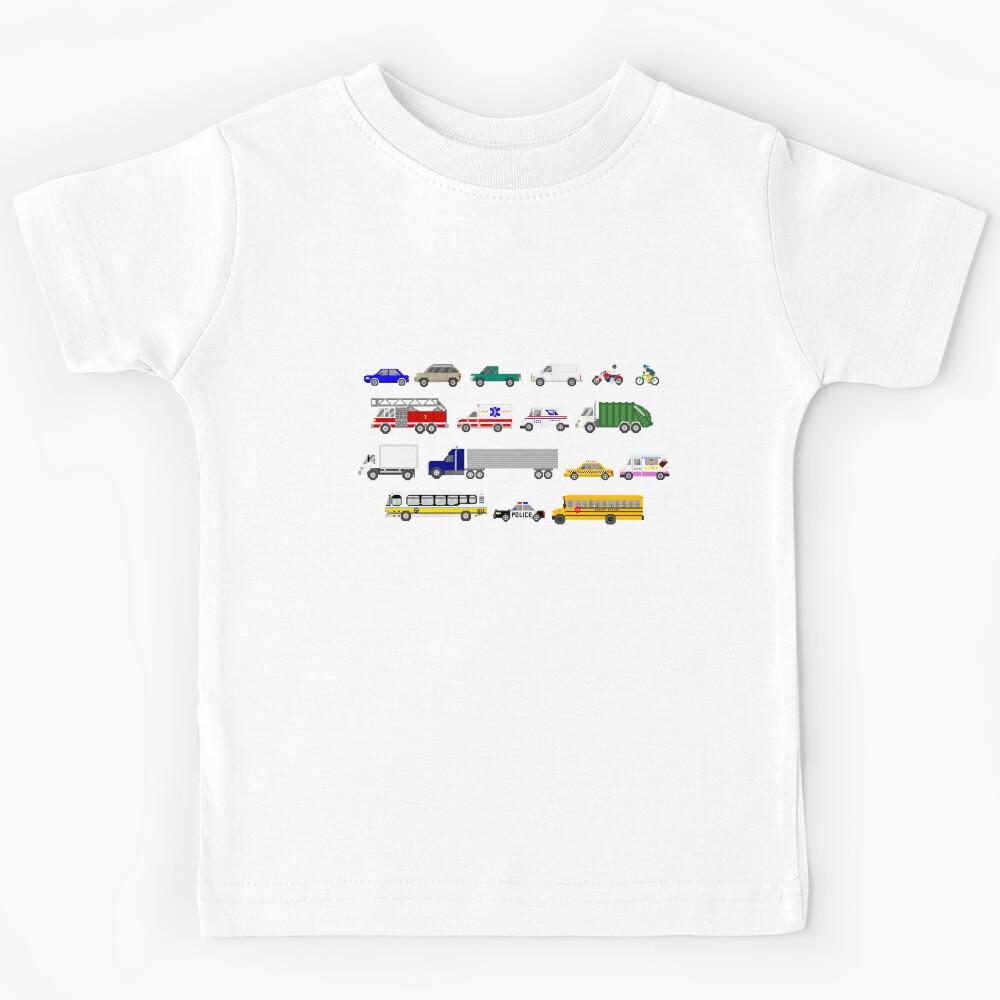 Street Vehicles - The Kids Picture Show Kids T-Shirt 170