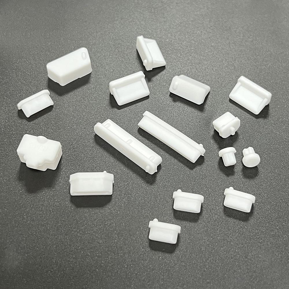 16Pcs/set  Anti Dustproof Notebook Port Plug Silicone Protector USB Elastic Laptop Computer Cover Stopper