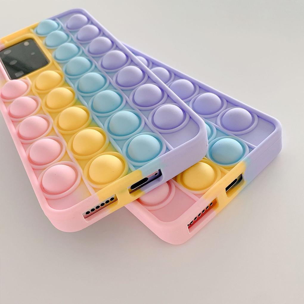 Phone Cover Bubble Phone Case Silicone Decoration Mobile Protector