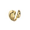 Minimalist Smooth Open Ring For Women Versatile Fashion Band Jewelry Elegant Simple Design Daily Wear Accessory