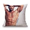 Sexy Handsome Super Star Henry Cavill Muscle Man Fans Gift Cotton Linen Sofa Throw Pillow Case Home Decoration Art Cushion Cover