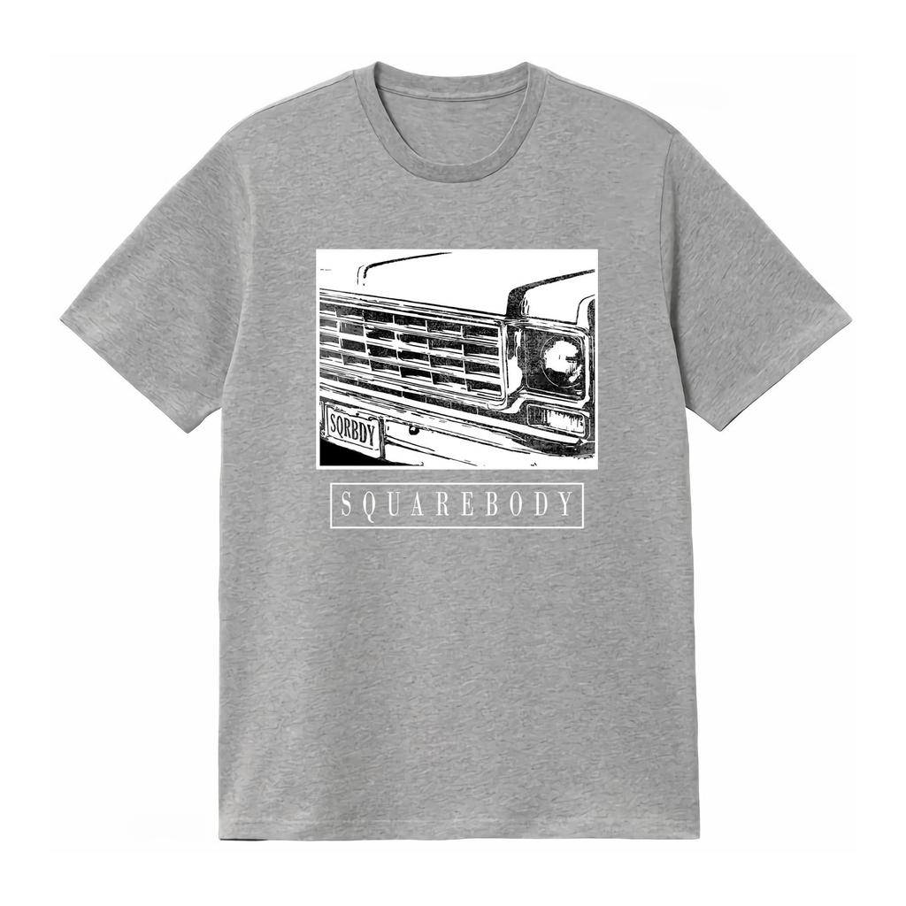 Square Body Truck T Shirt for Unisex 70s Squarebody C10 K10 Design Ideal Car Enthusiasts Unisexly Classic Present 2026 Summer T Shirt