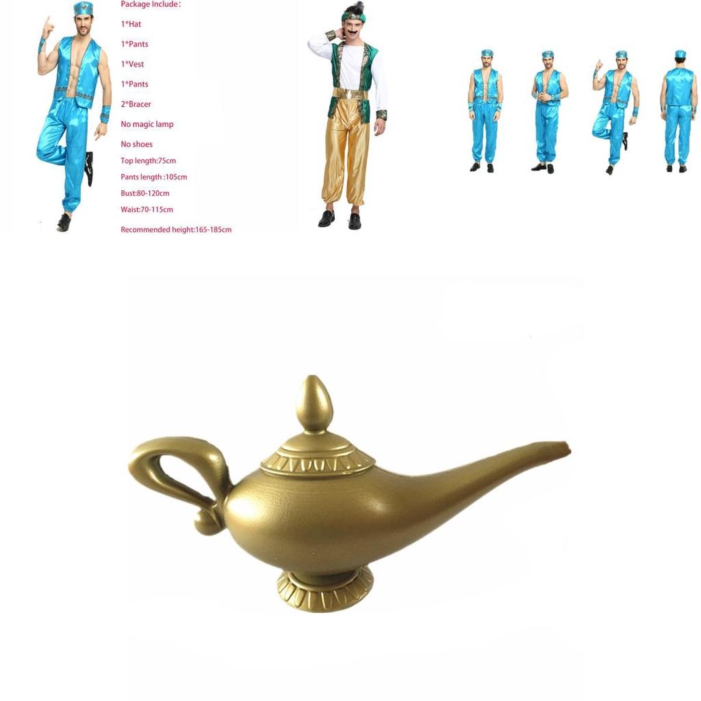 Vibrant Adult Aladdin Magic Lamp Princess Jasmine Halloween Costume For Parties
