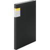 King Jim Clear 40 A4 File, Kakiko, Pockets, Size, Black, 8632W-BK