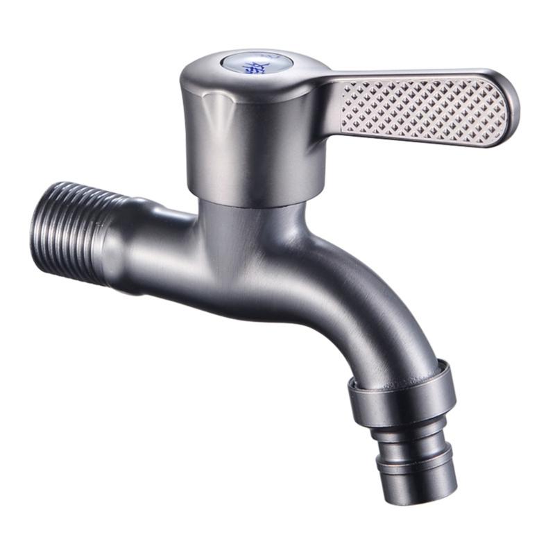 Stainless Steels Washing Machine Faucets Wall Mounted Household Mop Pool Tap Outdoor Garden Faucets Bathroom Hardware