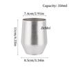 1Pcs Pure Titanium Double-Wall Water Cup,Beer Mug,Tea Cup,Coffee Goose Egg Cup Lightweight Portable Outdoor Camping Travel Mug