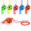 10/20Pcs Plastic Soccer Whistle Kids Football Birthday Party Favors Gifts Toys Pinata Goodie Bag Pinata Fillers Noise Maker