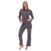Keanu Womens/Ladies Waffle Long Pyjama Set