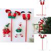 Christmas Elf Leg Santa Claus Plush Figurine With Cartoon Style For Seasonal Tree Decor