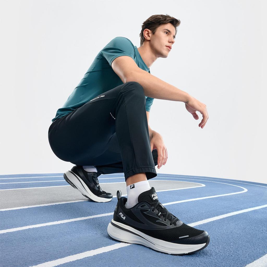 FILA Running Shoes Men's Low Top Black CML_A12M421116FBB
