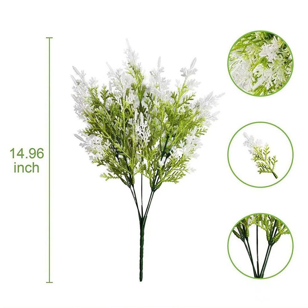 Echt aussehende künstliche Zedernblüten Pflanzen DIY Deko Geschenk Elegante künstliche Zedernpflanzen UV-beständig Realistische künstliche Kiefernzweige