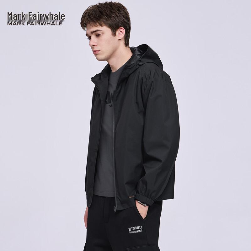 Mark Fairwhale Men's Hooded Windproof Casual Jacket