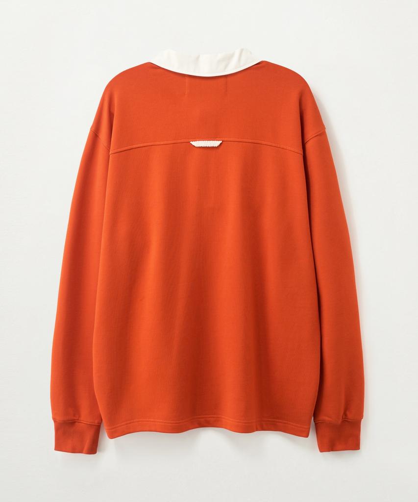 Seteo Crest Logo Rugby Long Sleeve Red