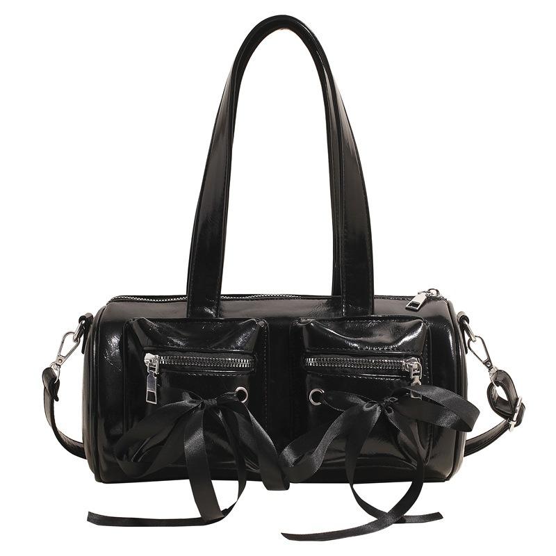 Трендовая нишевая персонализированная балетная портативная сумка под мышкой, повседневная универсальная сумка для通勤, одноплечевая женская сумка