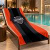 Beach Towel with Harley-Davidson Design, Quick Dry Lightweight Towel for Swimming Pool Travel