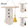 Durable Rope Wall Tapestry Bohemian Tapestry, Blue Evil Eye Braided Knotted Cotton Protective Decoration for Home Nursery Bedroom Living Room