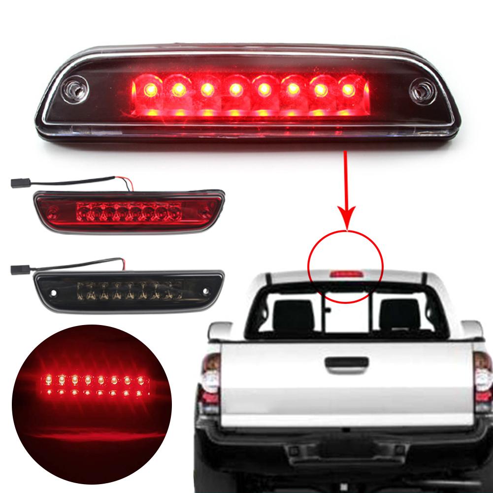 Led Third Brake Light Car Black High Mount Stop Light Rear Tail Cargo Stop Lamp For 95-17 Pick-up Smoke Lens F0p1