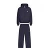 FlowStreet Embroidered Casual Zipper Hoodie Sweatpants Two-piece Set Y2K Clothing Men's Hip-hop Oversized Sweatpants Casual Pants