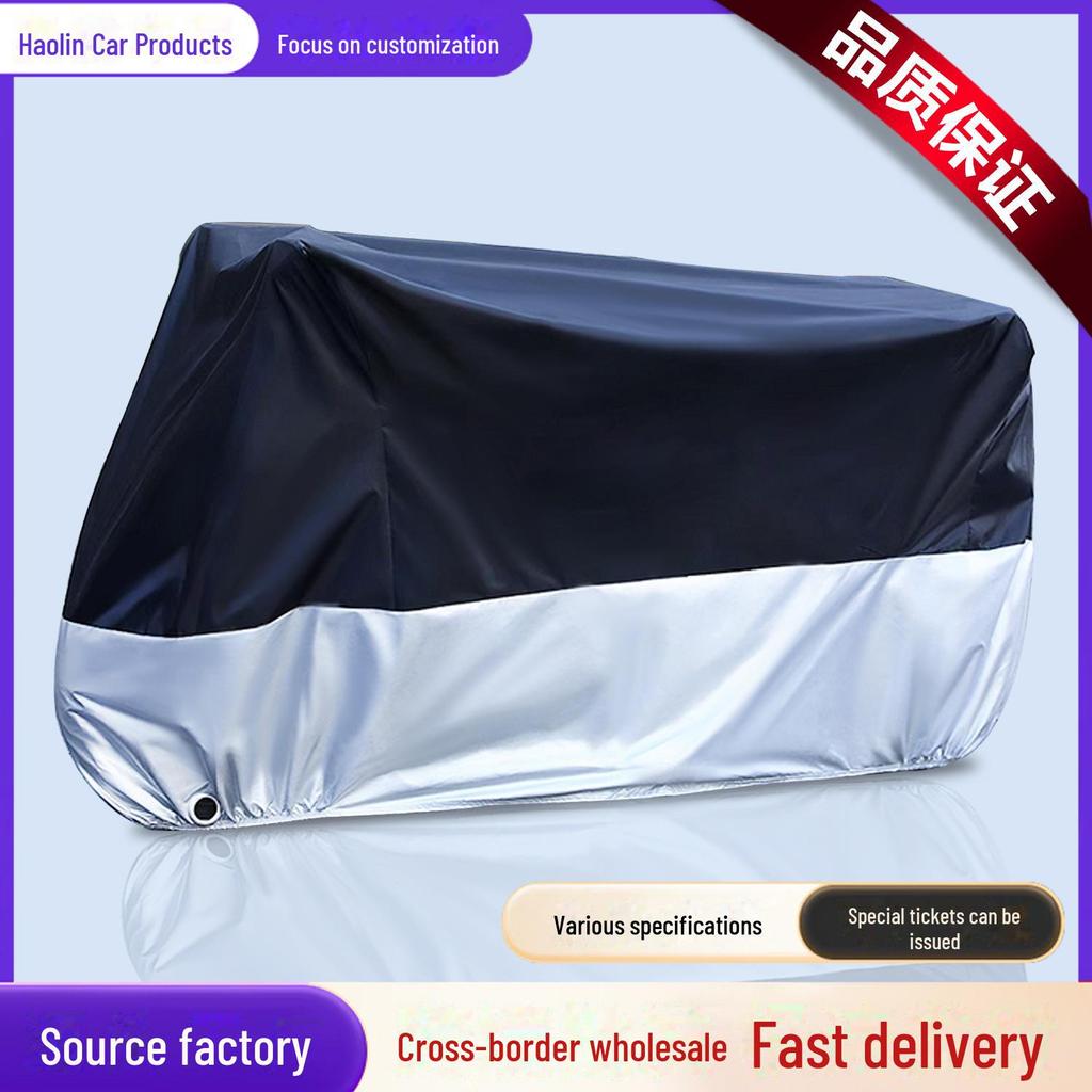 Motorcycle Cover: 210D Thickened Waterproof, Sun & Rain-proof; Electric Car Cover: 190T Snow & Wind-proof.