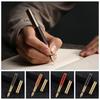 Sandalwood Calligraphy Fountain Pen Smooth Writing Business Signature Pen  Office