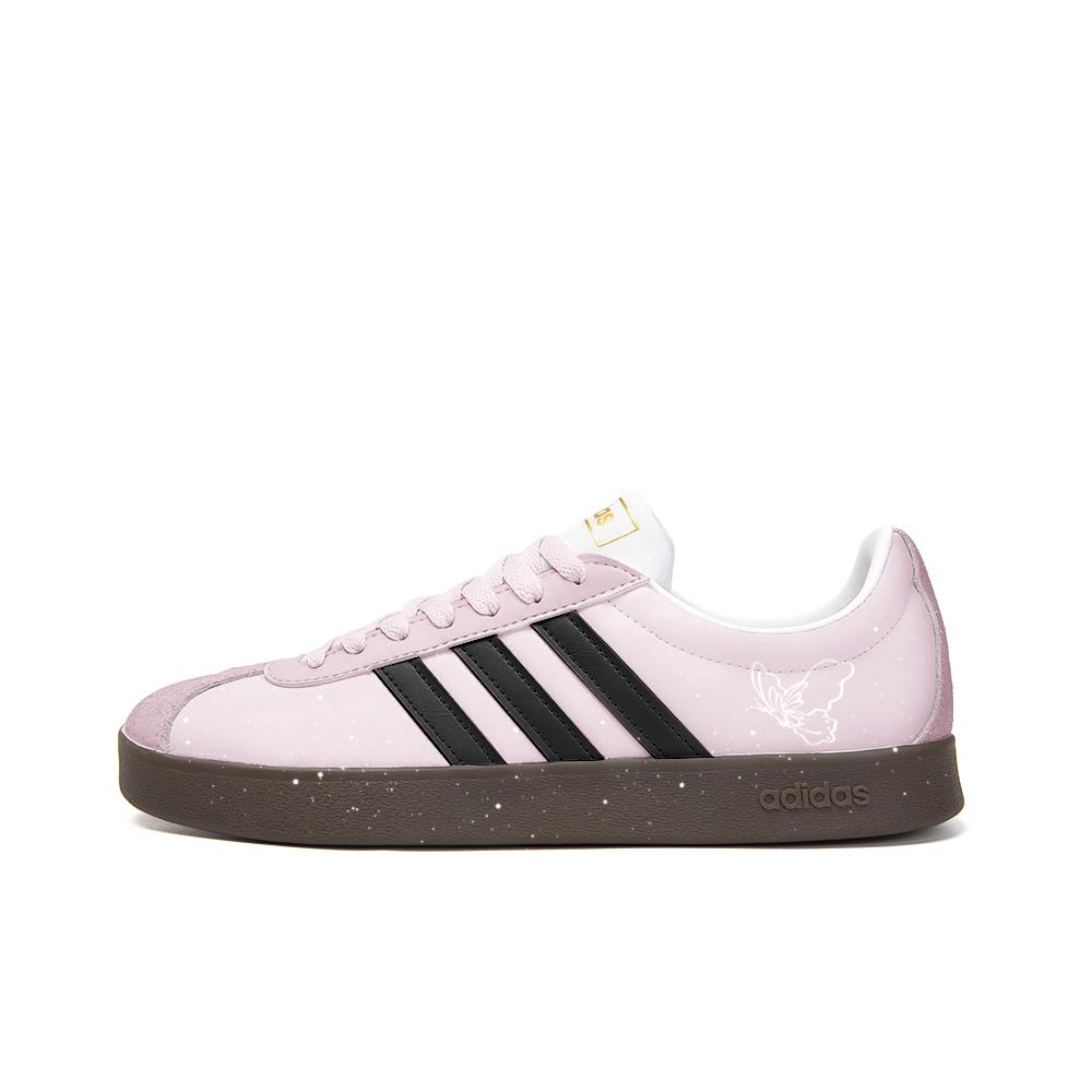 

Adidas Neo VL Court 2.0 Leather Slip Resistant Abrasion Resistant Low top Skateboard Shoes Unisex Black Pink ID6015(Team746-) 44⅔