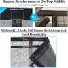 Upgraded Magnetic Screen Door Thicker 250g/m² Reinforced Mesh,36 Longer Magnets,Door Screen Magnetic Closure for Single Door,Heavy Duty Door Net