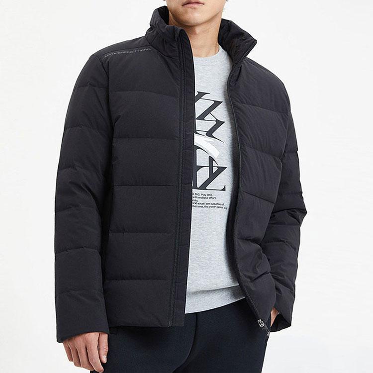 Anta Comprehensive Training Series Warm Down Jacket Men Jackets Black 152047919-3